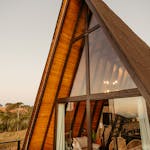 Beautiful Triangular Shaped Wooden Chalet